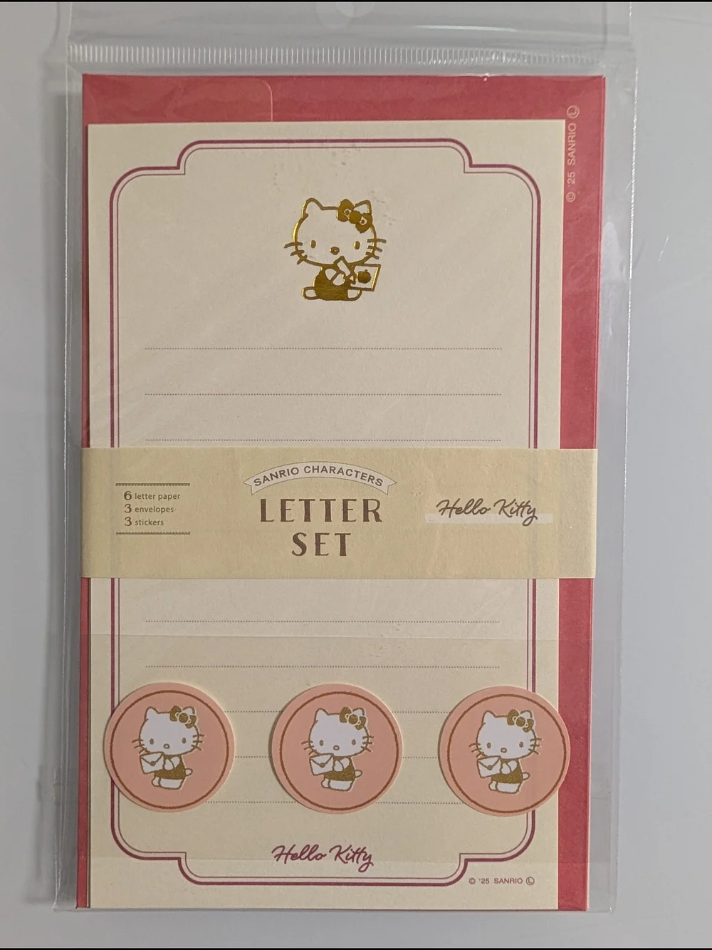 Sanrio Characters Letter Set Bundle 8pc